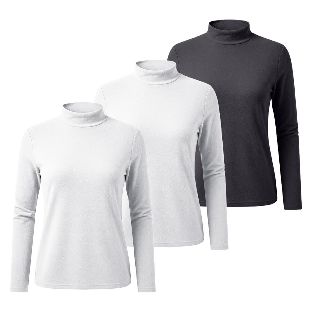 Women's Winter German Velvet Long Sleeve T-shirt Warm Bottom  Top