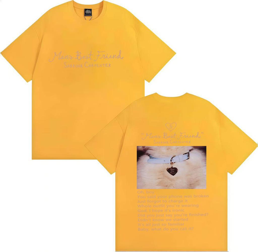 Sabrina Carpenter Manchild Okładka Nowego Albumu Plakat Graficzny Nadruk Koszulka Męska Damska Luźna Codzienna Bawełniana Z Okrągłym Dekoltem Top Oversize Tee