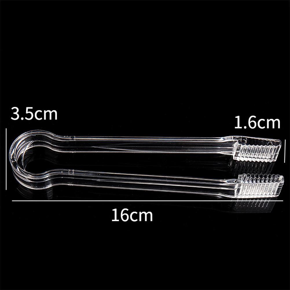5pcs Multifunctional Food Serving Transparent Acrylic Ice For Cake Bread Salad Bar Party Buffet Wedding Picnic Kitchen Use Food