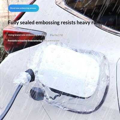 Magnetic EV Charger Port Cover Durable Weatherproof UV And Snow Resistant Heat Insulation For Electric Vehicles