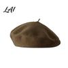 Casual Street Leisure Wear Women French Beret Hat Wool Blend Artist Retro Warm Gift for Her Painter Cap Solid Color Cozy Autumn Winter Elegant