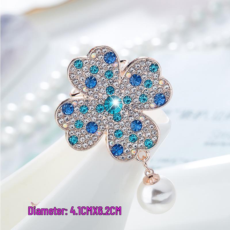 Korean Style Triple Ring Scarf Buckle - Elegant and Versatile Fashion Accessory