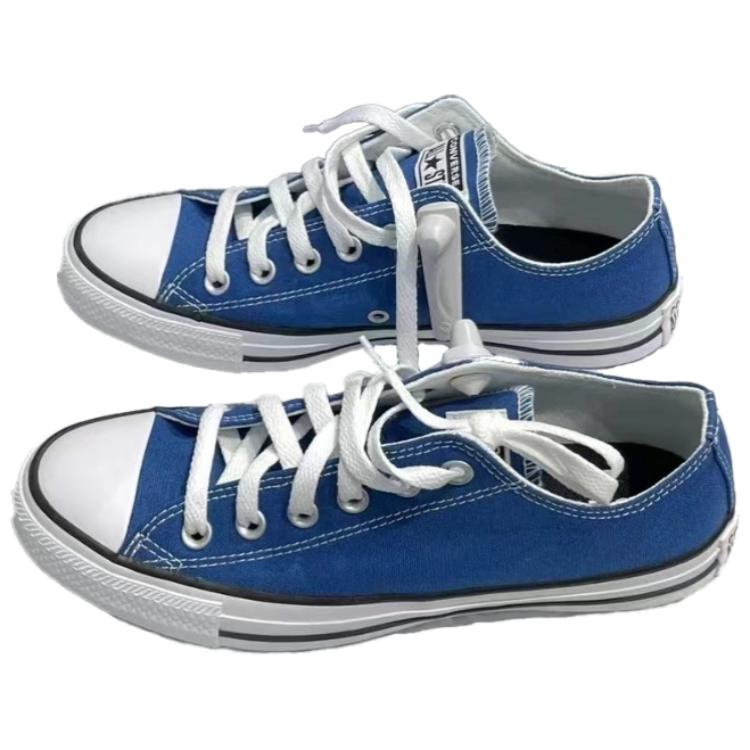 Converse ALLSTAR Comfortable Versatile Low-Top Canvas Shoes Unisex Blue