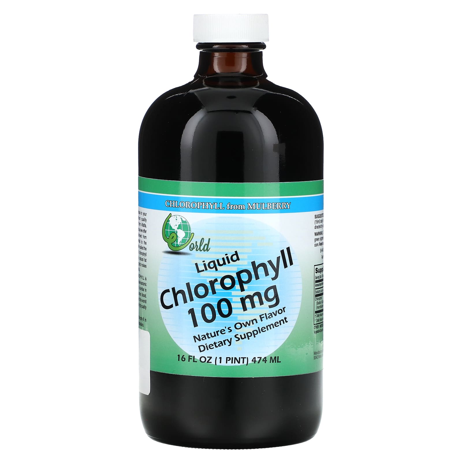 

Liquid Chlorophyll, 100Mg, 474Ml(16Fl Oz)