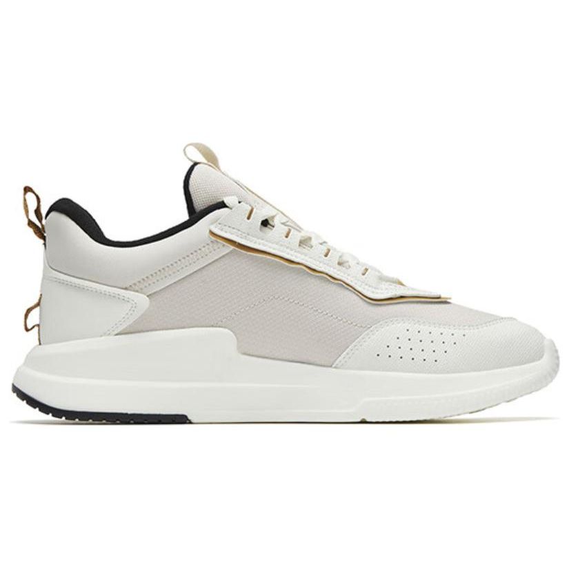 Anta Magic Cube Shock Absorption Non-Slip Wear-Resistant Low-Top Sports Casual Shoes Men Sneakers Gray White Brown 112248808-3