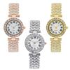 Verstellbares Diamantarmbanduhr Kristallbesetztes Quarzarmbanduhr Uhren für Damen Geburtstagsgeschenk