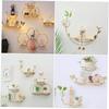 1 set di mensole da parete a forma di farfalla vintage, mensole galleggianti decorative geometriche, porta spezie da appendere per camera da letto, cucina, bagno, divano, sfondo, decorazione da parete