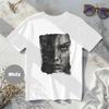 Cracked Soul Graphic Tee, Dark Art Face Print T Shirt, Monochrome Streetwear Tshirt, Edgy Abstract Portrait Top, Gothic Urban Unisex Tee