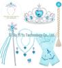 2025 Frozen Princess Elsa Long-Sleeve Dress for Girls (Ages 3-8)