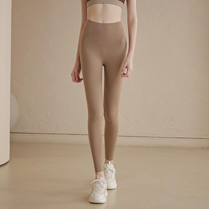 

Женские брюки для йоги с высокой талией, с эффектом лифтинга бедер, эластичные, облегающие, спортивные, для бега, весенне-осенние, для фитнеса S