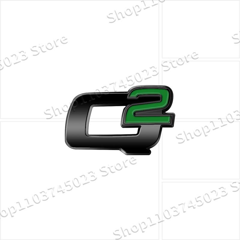 3D Metal Car Decor Q2 Q4 Logo Emblem Rear Trunk Badge Fender Sticker For Alfa Romeo 147 155 156 Giulia Giulietta Mito StelvioHA8