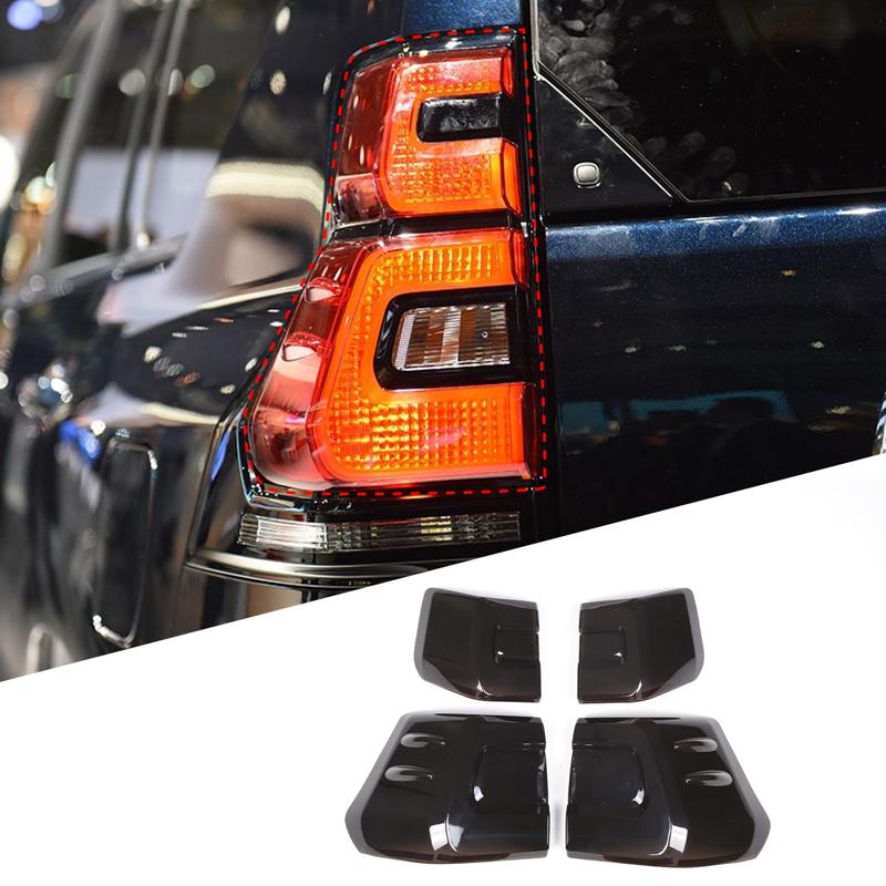 For Toyota Land Cruiser Prado FJ150 150 2018- Car Tail Light Cover Brake Light Wide Indicator Protective Cover Accessories