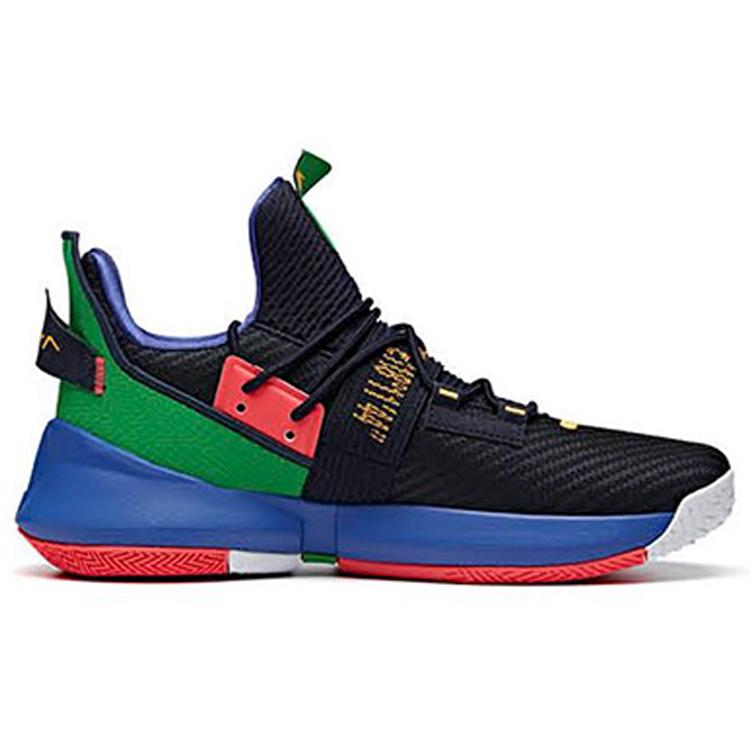 Anta Airspace 2 Synthetic Leather Cushioning Slip Resistant Abrasion Resistant Low top Basketball Shoes Men's 112011606-5