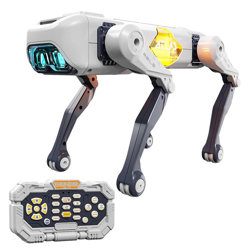 AI Intelligent Remote Control Machine Dog Voice Control Biomimetic RC Robot APP Children Electric Toys Dog Toy Gifts