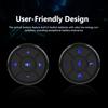 Car Multifunctional Steering Wheel Controller Wireless Steering Wheel Control Remote Button with 2 Round Controller