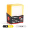25Pcs 35pt Ultra Clear Card Sleeves with Protective Film, Hard Holder for Kpop Idol Photo Cards & Game TCG Trading Cards