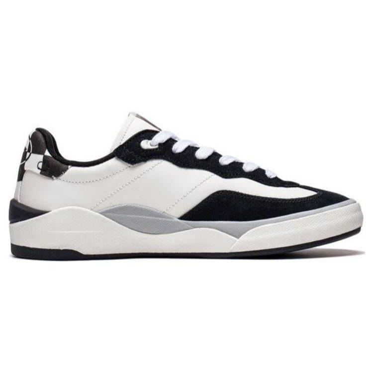 Li Ning Comfortable Abrasion Resistant Breathable Low Top Skateboard Shoes Men's White Black AEPSA49-3
