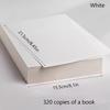 320pcs Durable Blank Paper Multipurpose Paper for Drawing Calculations Notes and Messages for Office Study Institutional Use