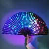 Fluorescent Fan Folding Fan Craft Fan with Vibrant Patterns, Dance Fan, Suitable for Halloween