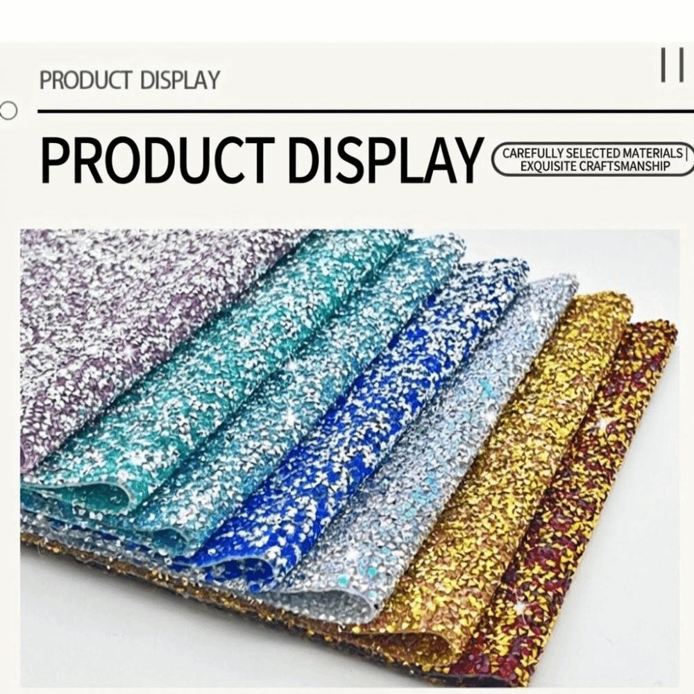 Self Adhesive Resin Rhinestone Sparkling Colorful Rhinestone Sticker Shiny DIY Decorative Crystal Sticker Phone Decor
