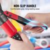 Crimping Tool, AWG12-2/0 Copper And Aluminum Terminal Battery Lug Hydraulic Crimper, with a Cutting Pliers, Gloves, 10pcs Copper Ring Connectors, 8 x
