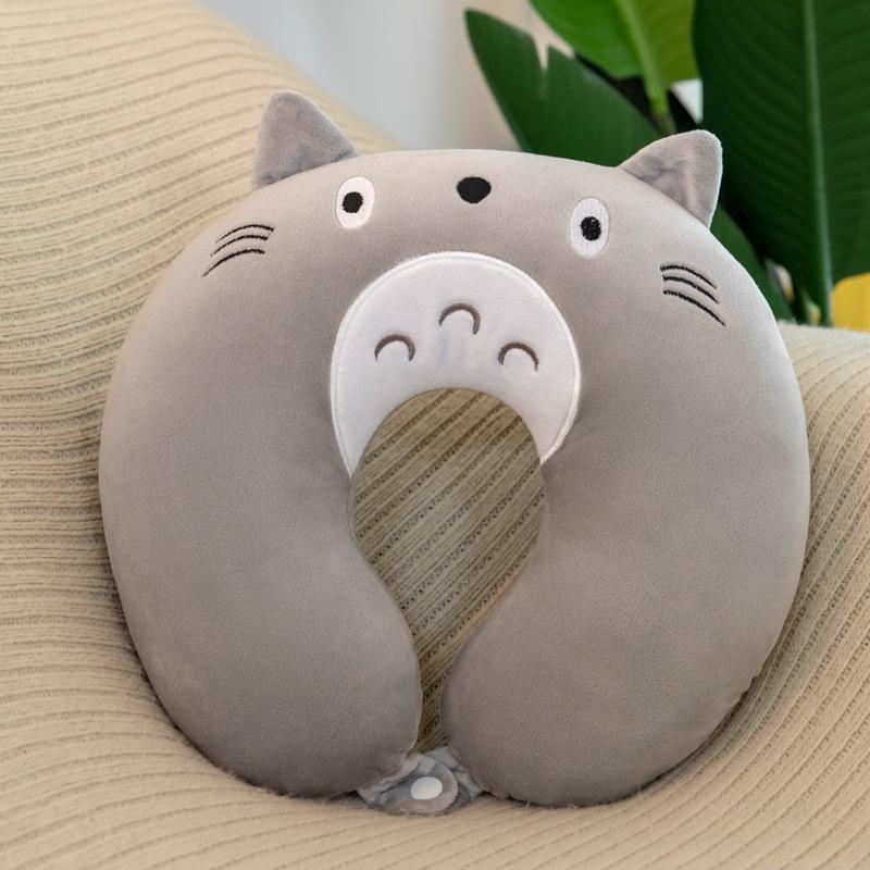 Travel Pillow Crystal Fleece Comfort Neck Pillow Office Nap