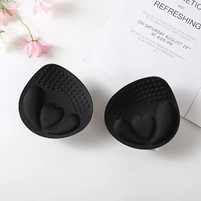 1/2pairs Thick Sponge Push Up Bra Pad Set for Women Invisible Insert Swimsuit Bikini Breast Enhancers Chest Cup Pads Accessories