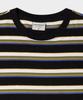 LEMAIN SECOND Fine Stripe Oversized Short Sleeve T-Shirt [Ivory]