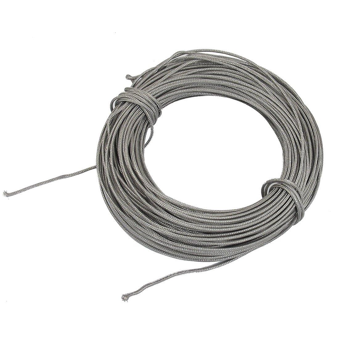 

uxcell Thermocouple Probe Cable K Type Couple Wire 30M Length Width Coil Silver Tone 1 Piece 2.5mm
