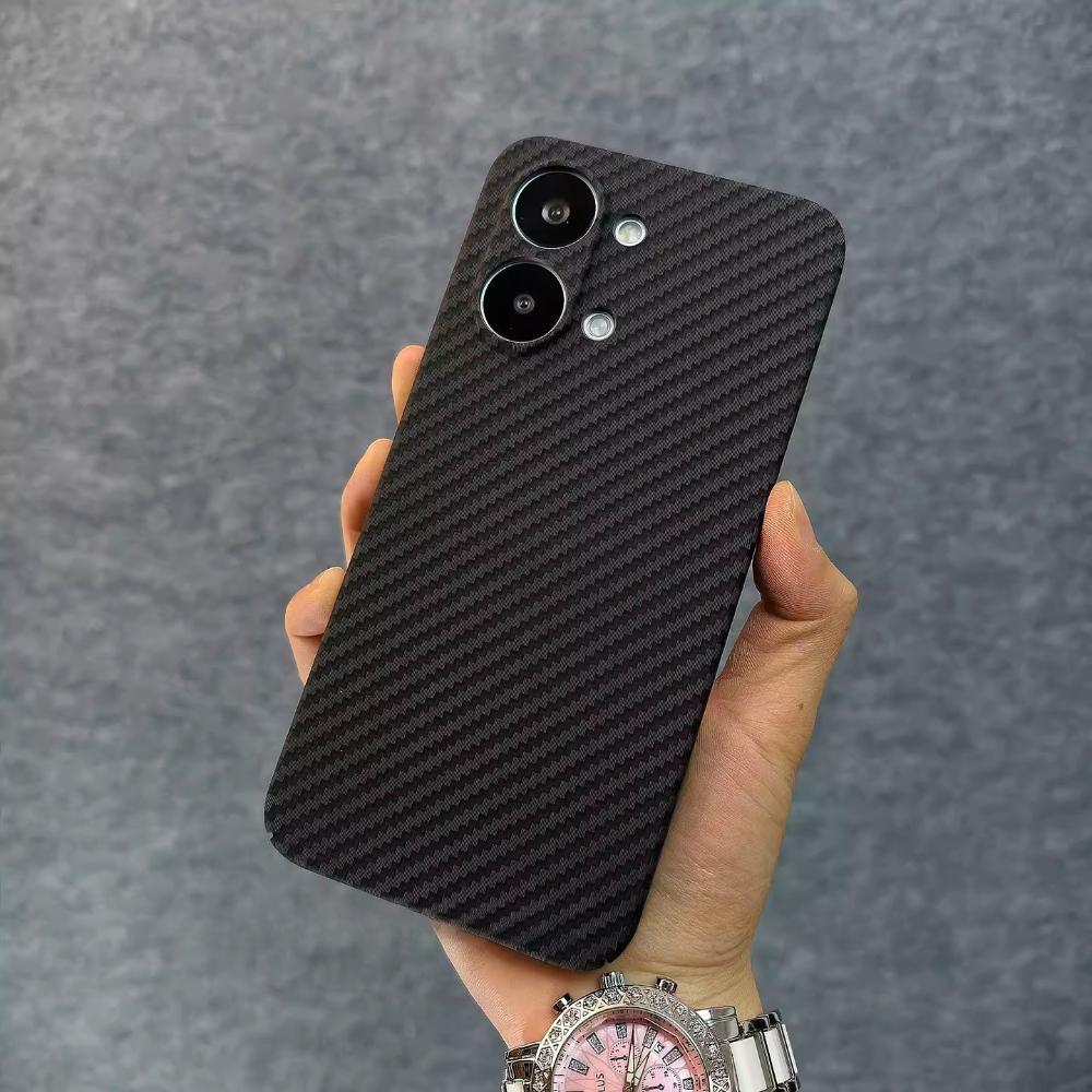 Etui na POCO X8 Pro Max Nowe Matowe Twarde Luksusowa Tekstura Włókna Węglowego Antypoślizgowe Odporne na Upadek Osłona Tylna do POCO X8 Pro