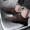 Summer Genuine Leather Antiskid Oxford Shoes Breathable Outdoor Sneakers Men Handmade Business Shoes Casual Shoe Walking Shoes