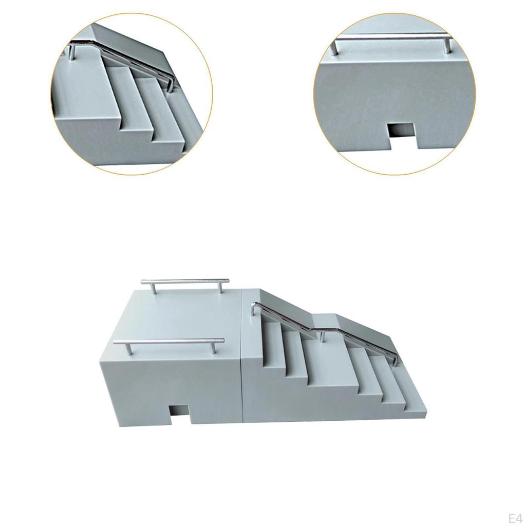 Finger Skateboard Ramp Gifts Gray Accessories Toy Versatile Training Props Skill Development