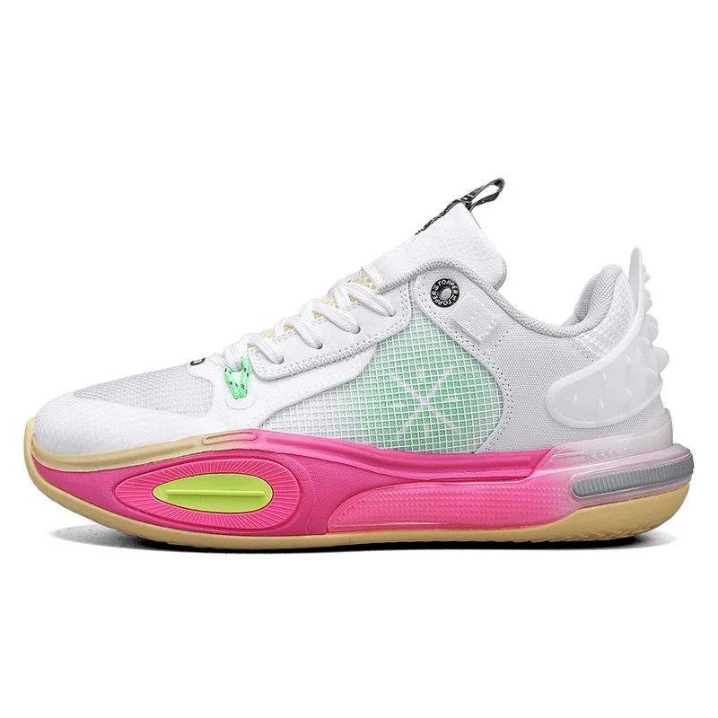 Fashion New Men Basketball Shoes Training Student Breathable Comfortable Non-Slip Sports Original Male Athletic Sneakers Shoes