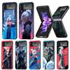 Valorant Jett Phone Case For Samsung Galaxy Z Flip7 Flip6 5G Flip5 Flip4 Flip3 ZFlip 7 6 3 4 5 Shockproof Back Cover Galaxy Z Fl