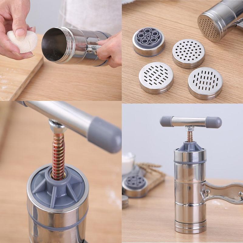 Neue Edelstahl Haushalt Kleine Manuelle Nudelmaschine Küche Hand Druck Nudel Pressmaschine M
