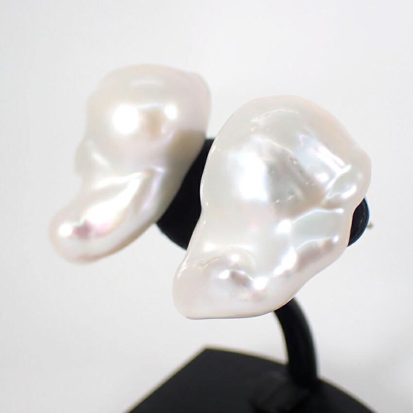 [New] Pt900 Freshwater Pearl Stud Earrings/j33-11