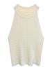 Women's Slim Fit Knitted Halter Top Camisole - Summer 2025 Sleeveless Vest
