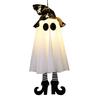 Halloween Hanging Ghosts Ghost Witch Hat with Witch Hat Glowing Lights Creepy Garden Yard
