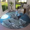Dr. Stone Round Area Rug,Carpet Rug for Living Room Bedroom Sofa Playroom Decor,Non-slip Floor Mat5