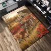 1Pc Animal Deer Print Rug - Home Decoration Carpet For Living Room Bedroom Flooring Computer Chair Area Rug