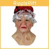 Christmas Latex Masks With Festive Facial Designs For Events And Celebrations