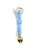 INS-Stil Gewebtes Lederseil Schlüsselanhänger & Schleifen-Taschenanhänger Lanyard