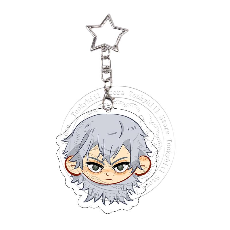 Bungo Stray Dogs Acrylic Keychain Dazai Osamu Edogawa Rampo Nakajima Atsushi Kawaii Exquisite Bag Decoration Keyring Pendant
