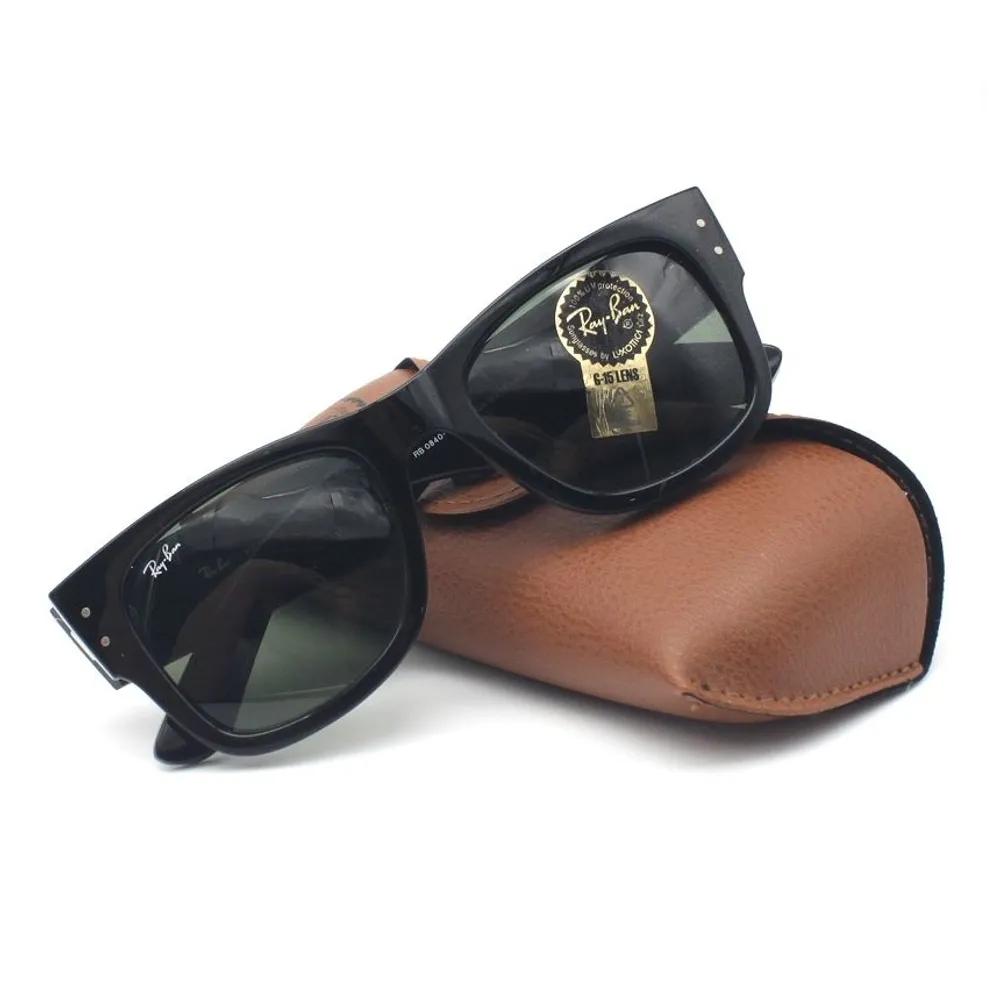 Ray-Ban RB0840SF 901/31 (52) Black Mega Wayfarer Sunglasses