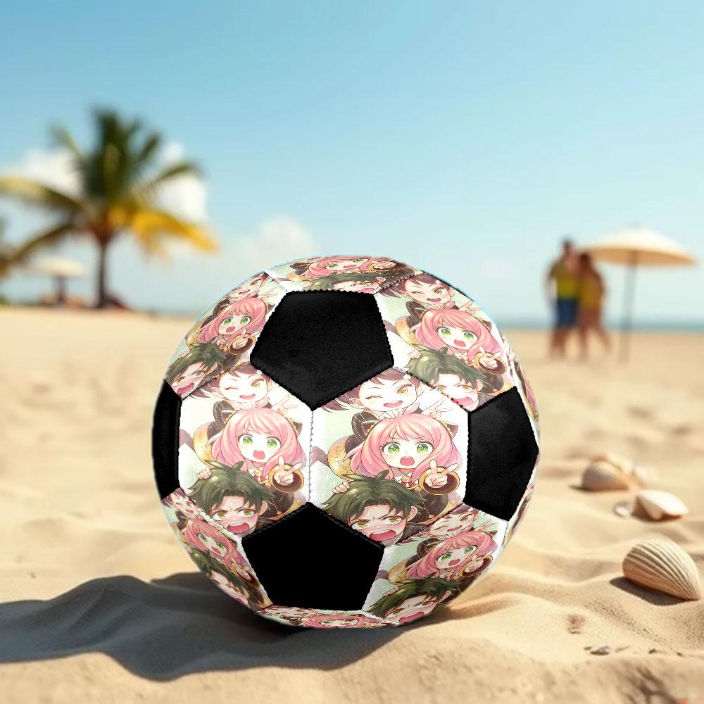 1pc SPY FAMILY Soccer Ball Size 5 Indoor Soccer Ball Fashion Colorful Backyard Game - Great For Sports Fans Gift HE38