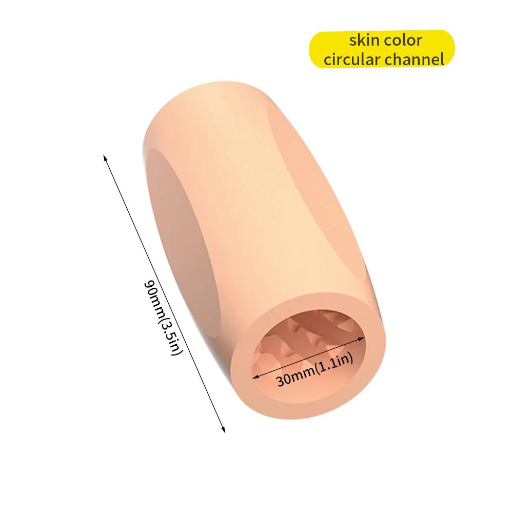 Male Cock Training Penis Sleeve Sex Toy for Men Masturbator Cup Penis Lasting Trainer Delay Exercise Adult Sex Shop Soft TPE