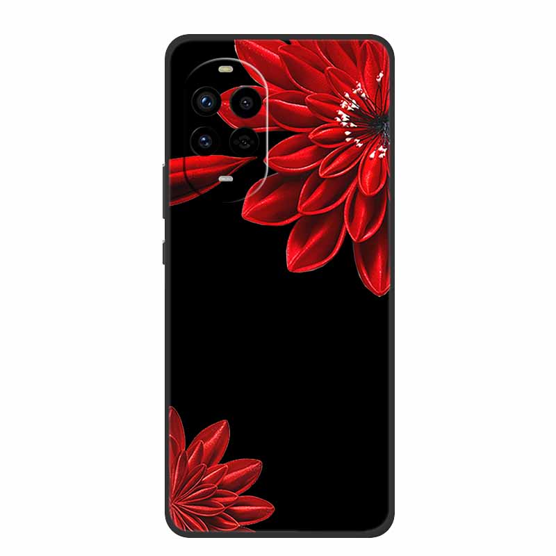 Black Silicone Case For Huawei Nova 13 Pro Case Cartoon Soft Back Cover For Huawei Nova 14 Pro Ultra Phone Case Nova14 Ultra Bag