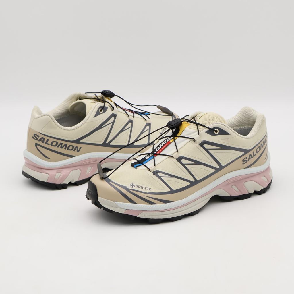 L47581200 Salomon XT-6 GORE-TEX Mandlové mléko Pírkově šedá Bledě fialová (pánské)