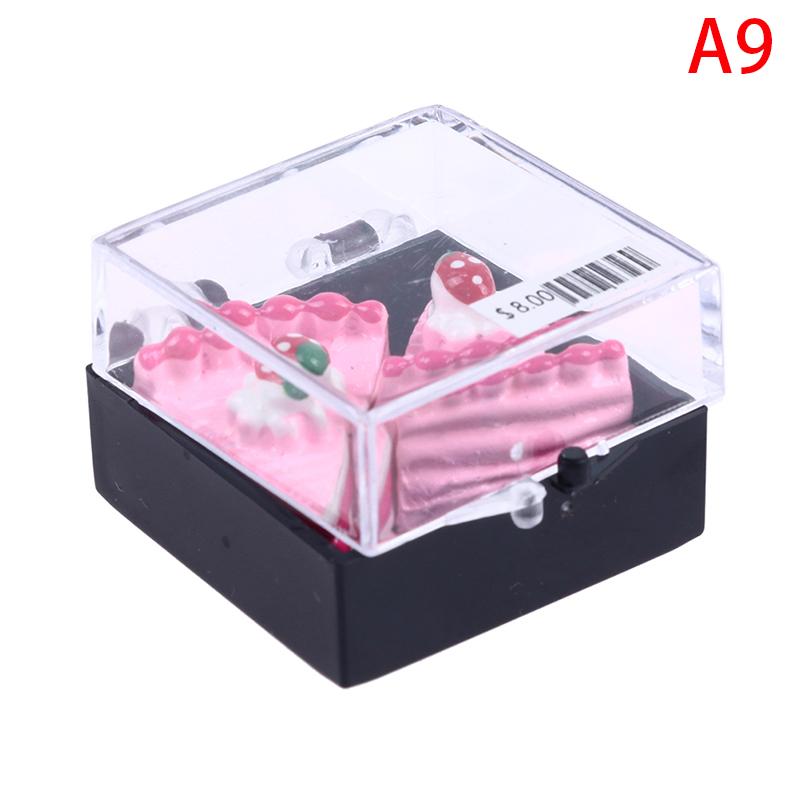 1:12 Scale Dollhouse Miniature Food Bakery Shop Cake Display Counter Bakery Cabinet Model Showcase Mini Snack Cabinet