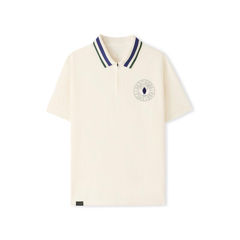 Skechers Knit Loose Fit Breathable Short Sleeve Polo Shirt Men tops L226M040-008D S